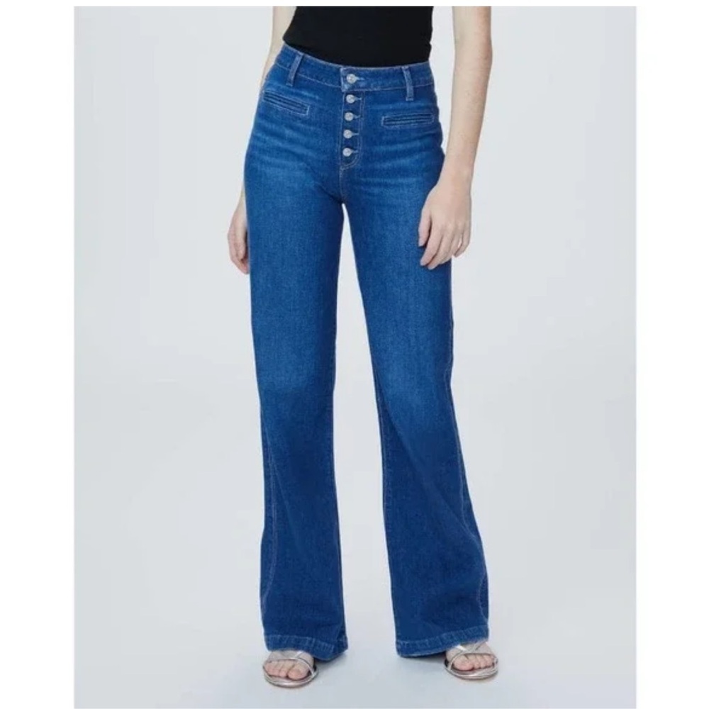 Paige Leenah Wide Leg Jeans